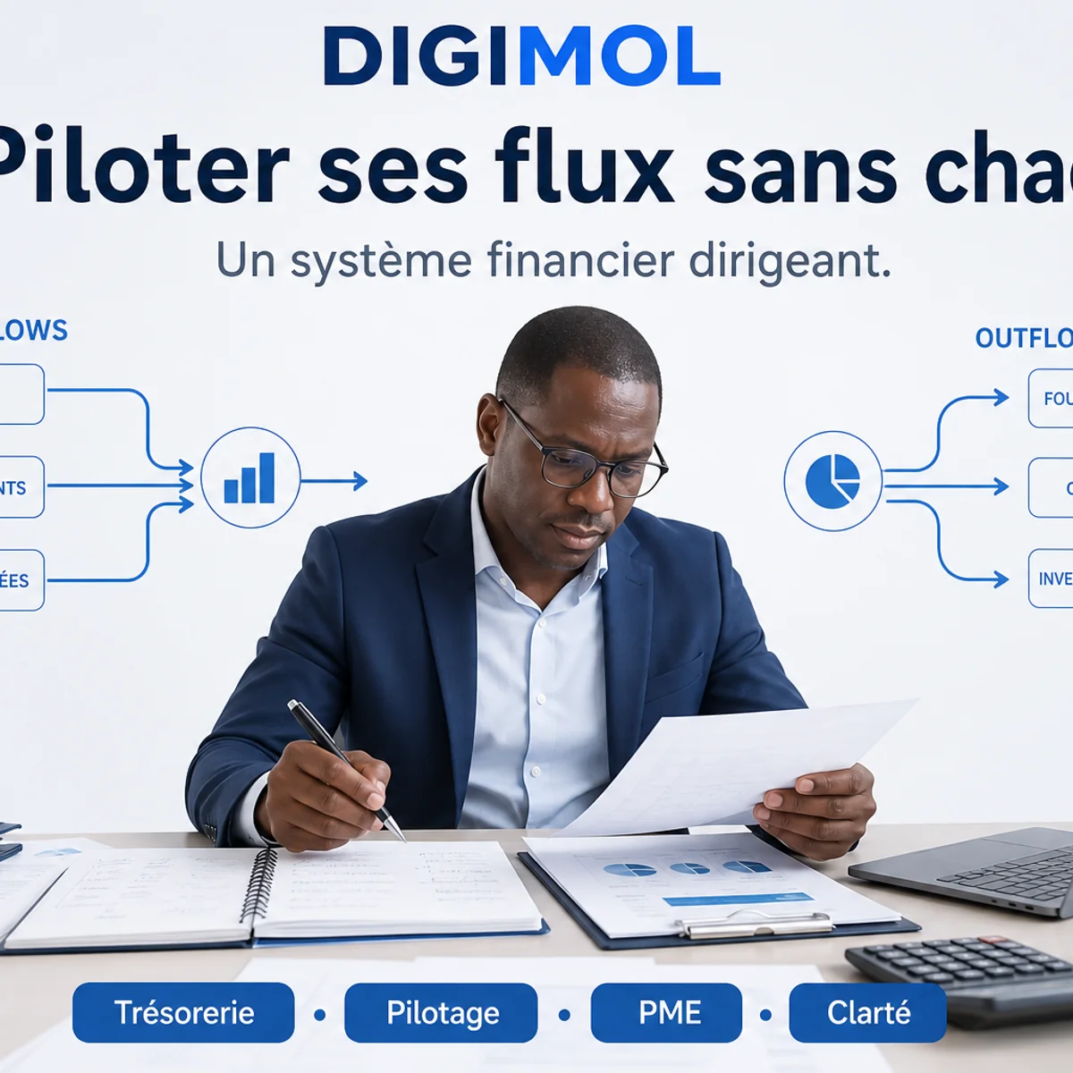 Système financier dirigeant : piloter ses flux sans chaos