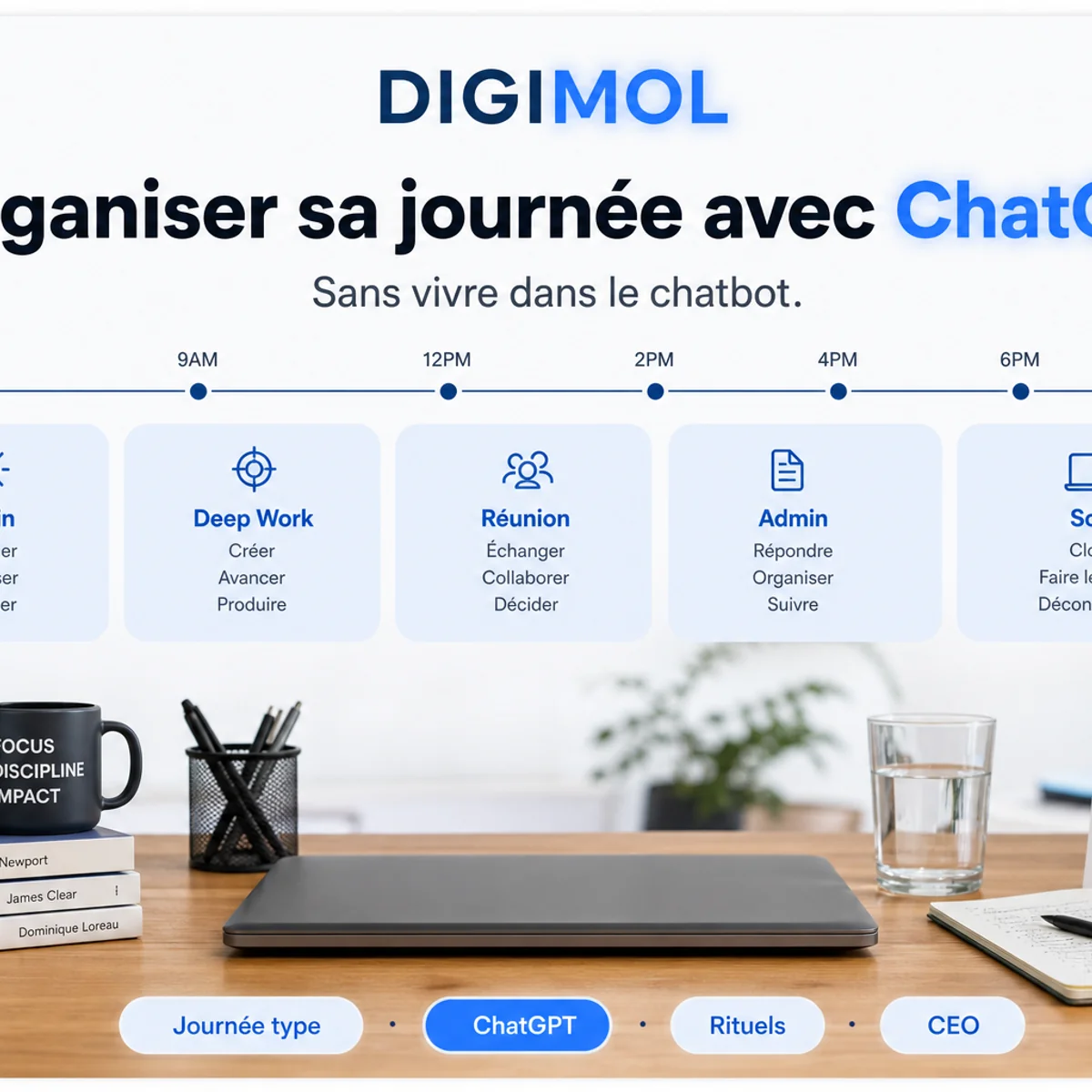 Comment organiser sa journée avec ChatGPT (sans vivre dans le chatbot)