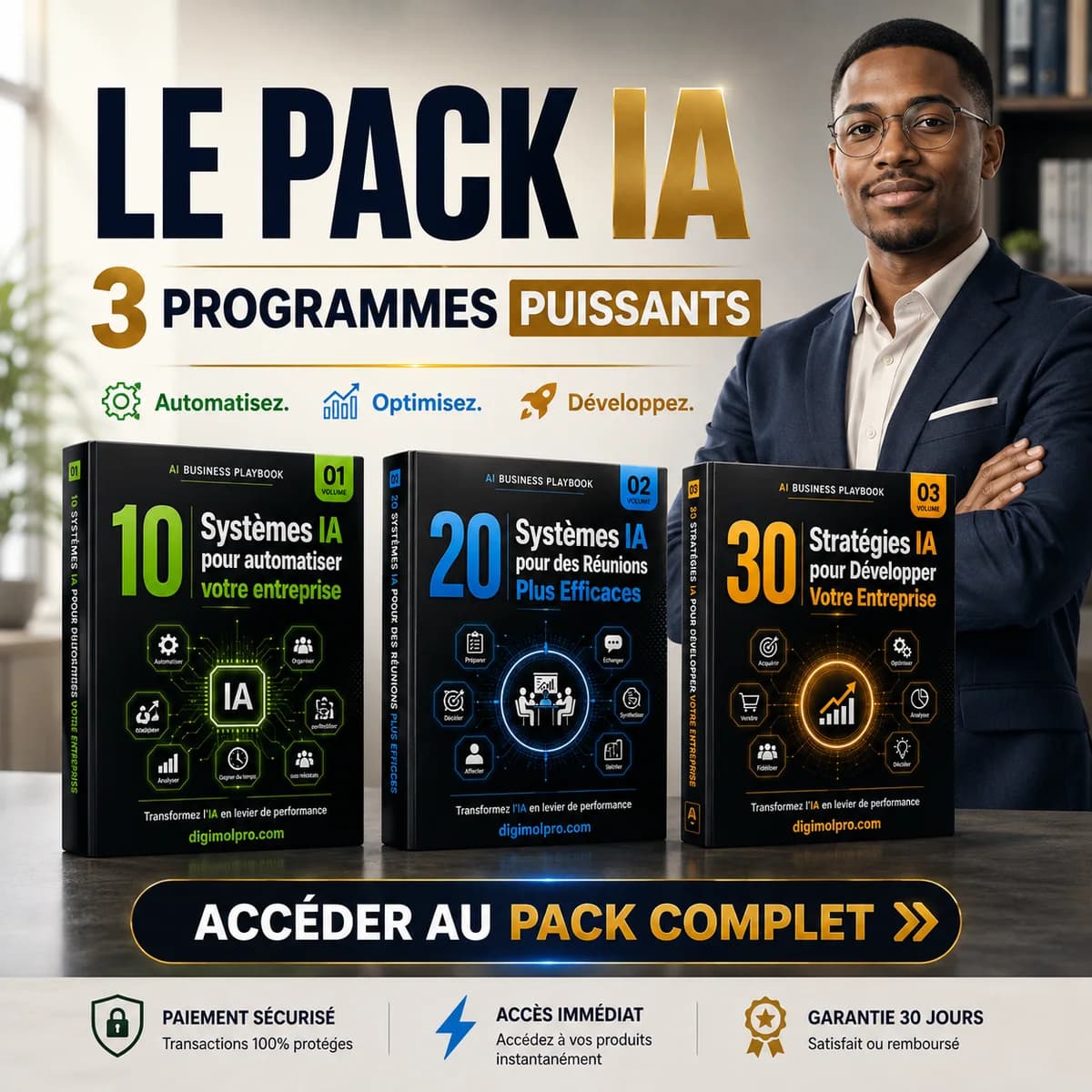 Le Pack IA : 3 Programmes Puissants