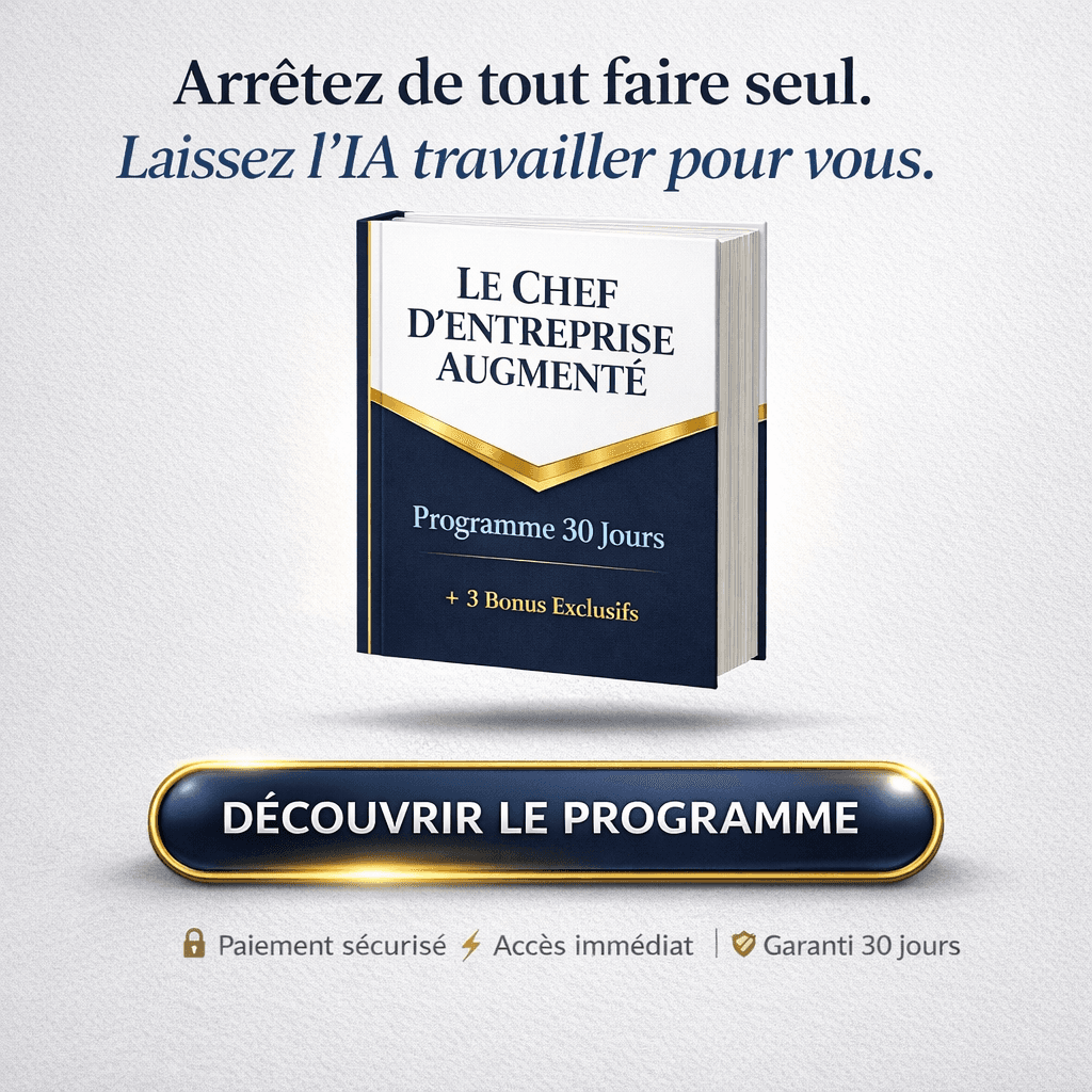 Chef d’Entreprise Augmenté par l’IA : Programme 30 Jours