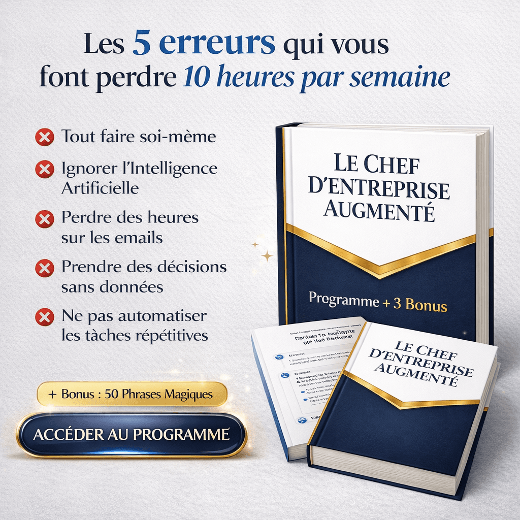 Chef d’Entreprise Augmenté par l’IA : Programme 30 Jours, aperçu