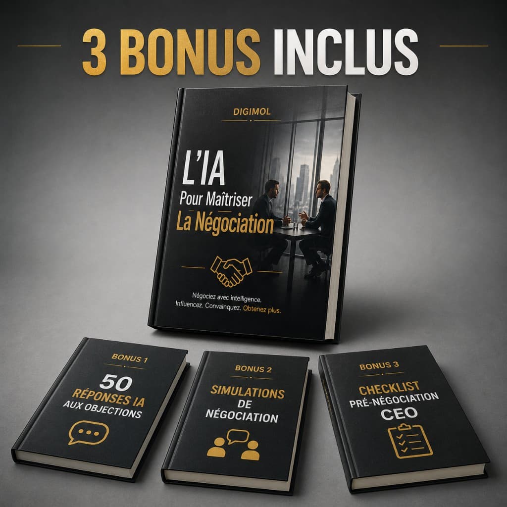 Maîtriser la négociation avec l’IA, contenu inclus