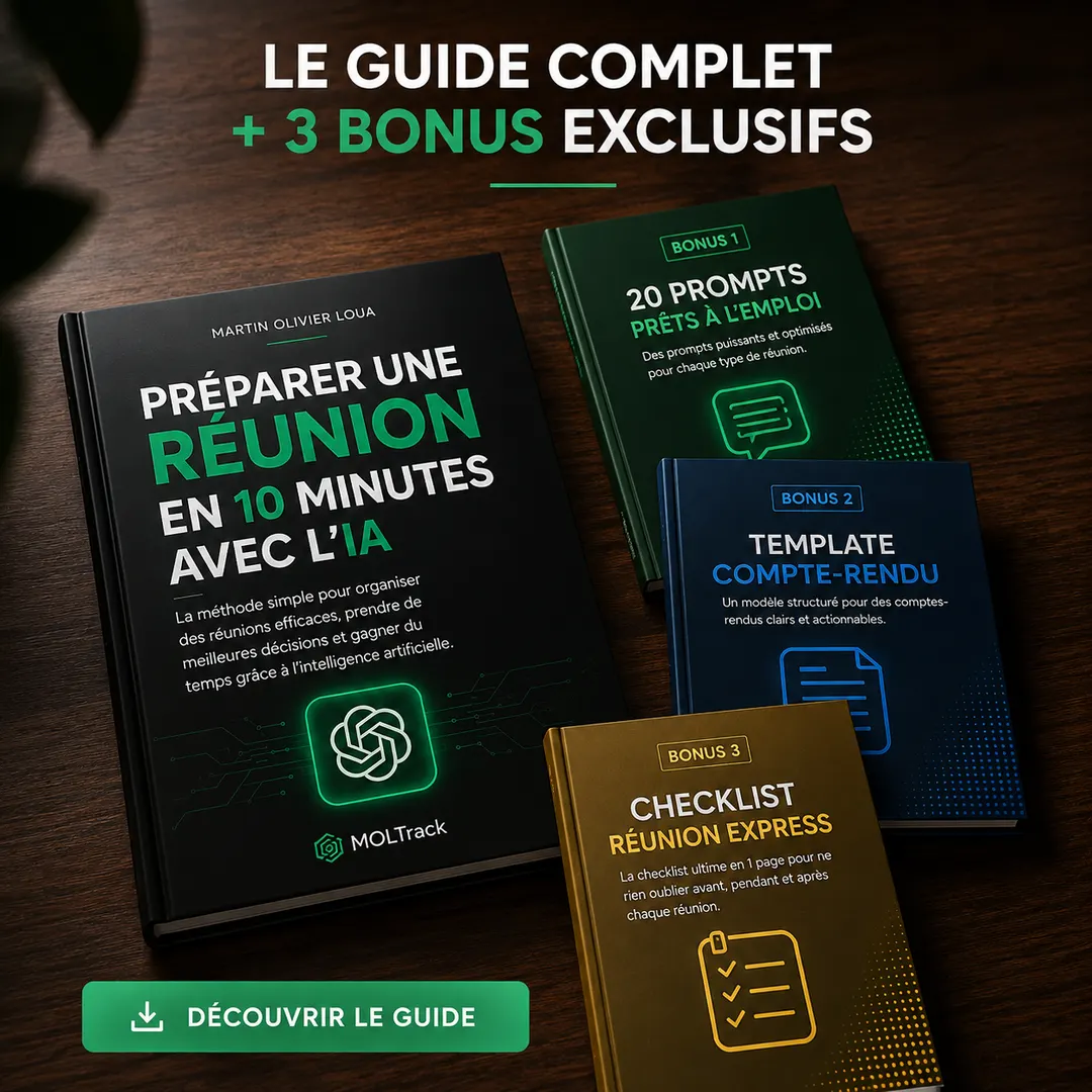 Préparer une réunion en 10 minutes avec l’IA, contenu inclus